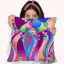 Art Deco Lady Bird Throw Pillow By Howie Green - All About Vibe