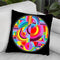 Circles 1 Throw Pillow By Howie Green - All About Vibe