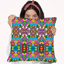 Doves And Flowers Throw Pillow By Howie Green - All About Vibe