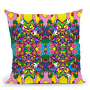 Flowers And Dove Throw Pillow By Howie Green - All About Vibe