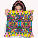 Flowers And Dove Throw Pillow By Howie Green - All About Vibe