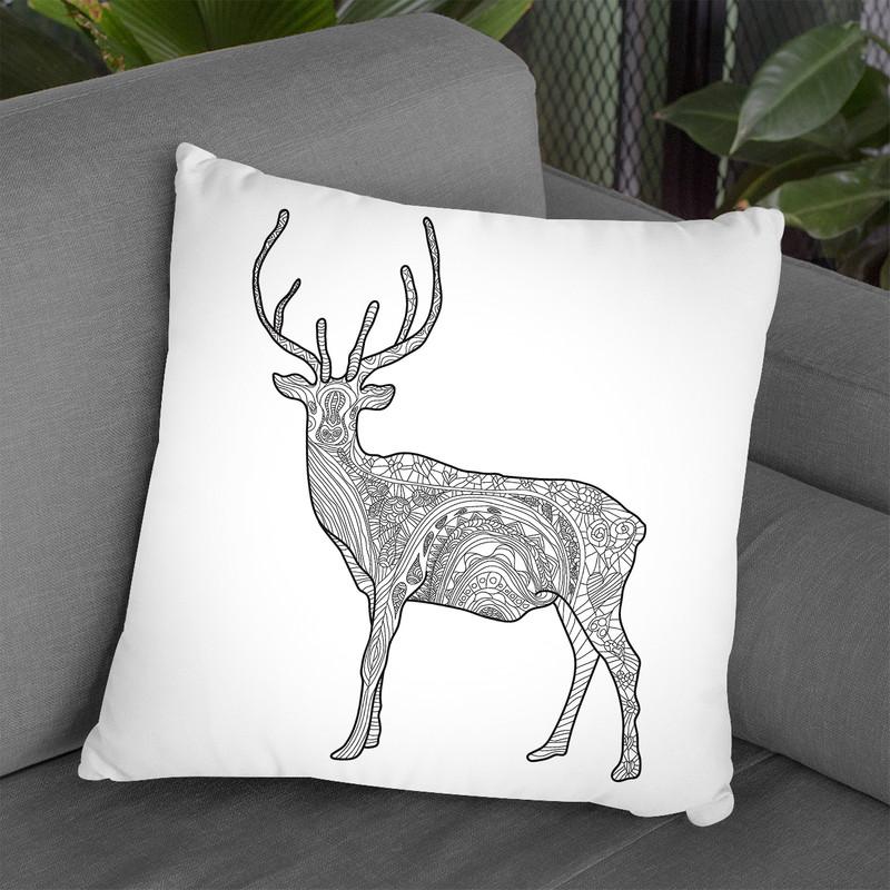 Deer Throw Pillow By Bob Weer - All About Vibe