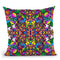 Flowers Kalidescope Throw Pillow By Howie Green - All About Vibe