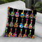 Pop Art Guitars Throw Pillow By Howie Green - All About Vibe