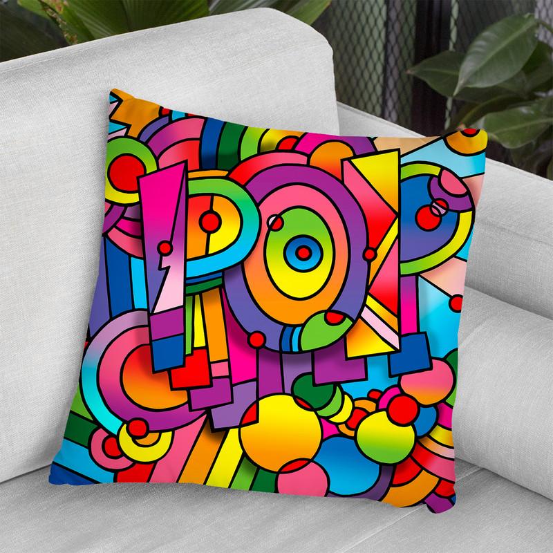 Pop 1 Throw Pillow By Howie Green - All About Vibe