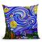 Starry Night 1 Throw Pillow By Howie Green - All About Vibe