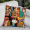 Art Deco Ladies 8 Throw Pillow By Howie Green - All About Vibe