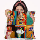 Art Deco Ladies 8 Throw Pillow By Howie Green - All About Vibe
