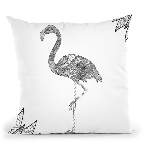 Flamingo Throw Pillow By Bob Weer - All About Vibe