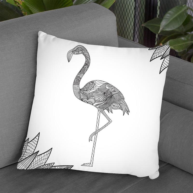 Flamingo Throw Pillow By Bob Weer - All About Vibe