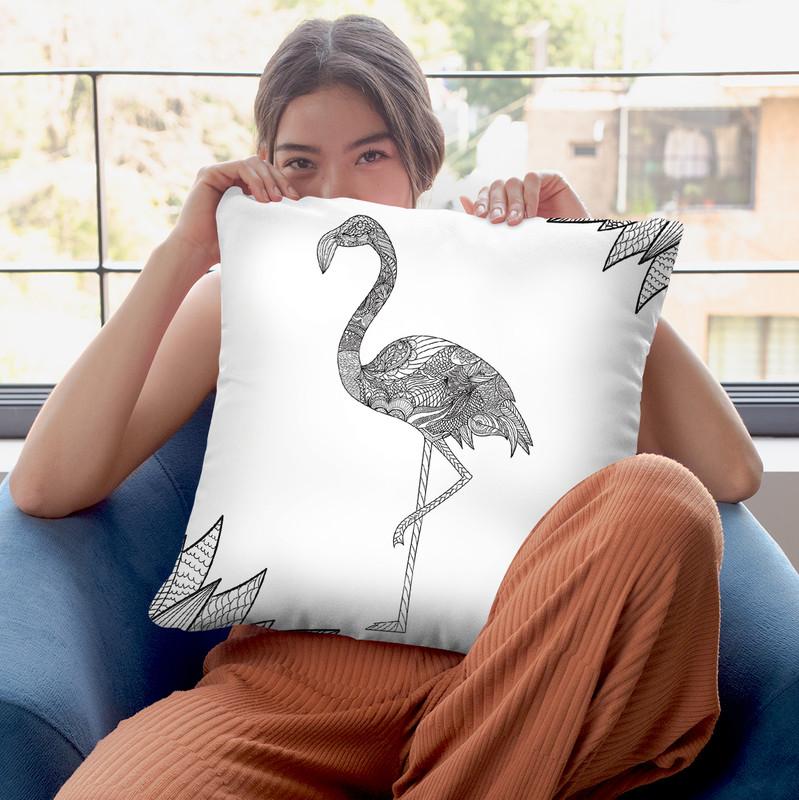 Flamingo Throw Pillow By Bob Weer - All About Vibe