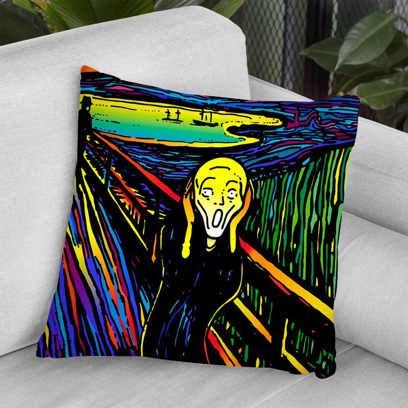 Scream 2 Throw Pillow By Howie Green - All About Vibe