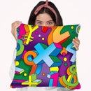 Math Mural Throw Pillow By Howie Green - All About Vibe