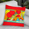 Red Tree Landscape Throw Pillow By Howie Green - All About Vibe