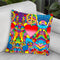 Peace Love Music Throw Pillow By Howie Green - All About Vibe
