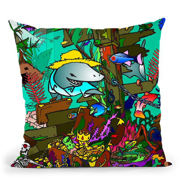 Underwaterark Throw Pillow By Howie Green - All About Vibe