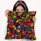 Cosmic Umbrella Lady Throw Pillow By Howie Green - All About Vibe