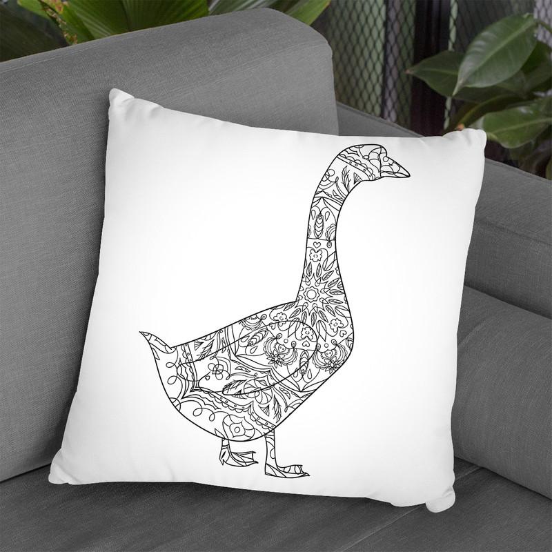 Goose Throw Pillow By Bob Weer - All About Vibe
