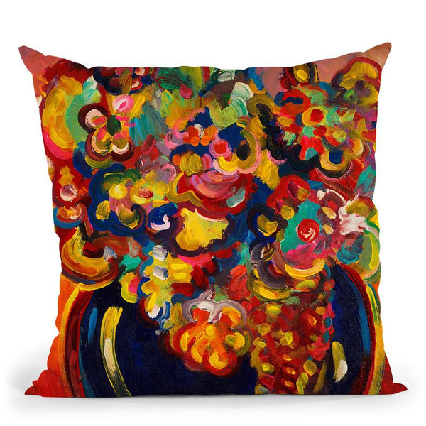 Flowers 5 Throw Pillow By Howie Green - All About Vibe