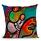 Mardi Gras Lady B Throw Pillow By Howie Green - All About Vibe
