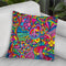 Peace Sign Lines Throw Pillow By Howie Green - All About Vibe