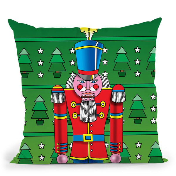 Pop Art Nutcracker Throw Pillow By Howie Green - All About Vibe