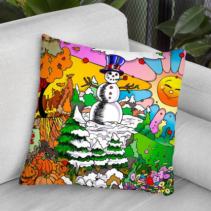 4 Seasons Throw Pillow By Howie Green - All About Vibe