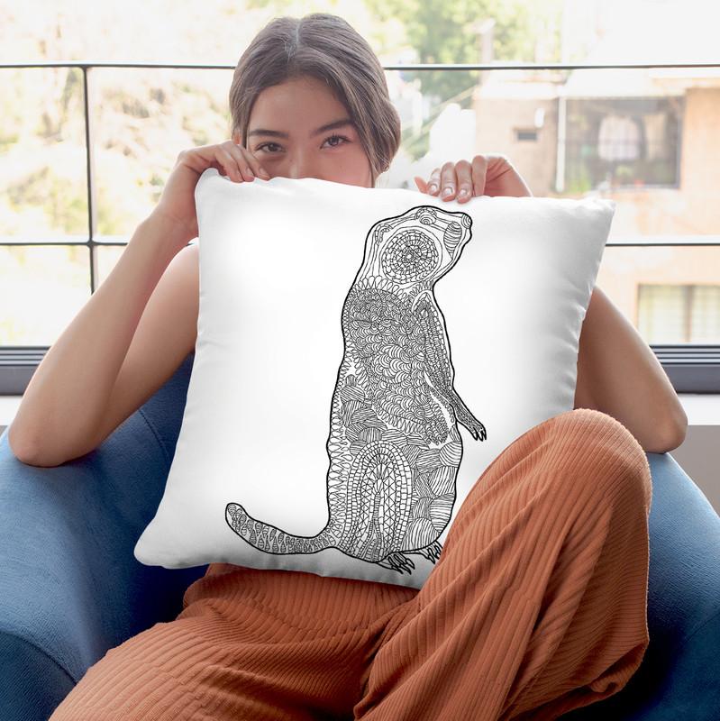 Groundhog Throw Pillow By Bob Weer - All About Vibe