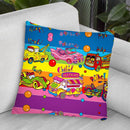 Pop Vehicles Throw Pillow By Howie Green - All About Vibe