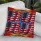 Us Flags Throw Pillow By Howie Green - All About Vibe