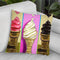 Pop Cones Throw Pillow By Howie Green - All About Vibe