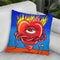 Pop Flame Heart Throw Pillow By Howie Green - All About Vibe