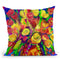 Pop Flowers 215 Throw Pillow By Howie Green - All About Vibe