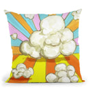 Pop Popcorn Throw Pillow By Howie Green - All About Vibe