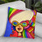 Pop Sunglasses Lady Throw Pillow By Howie Green - All About Vibe