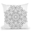 Line Art Iv Throw Pillow By Bob Weer - All About Vibe