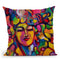 Mardi Gras Lady 6151 Throw Pillow By Howie Green - All About Vibe