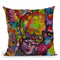 Mardi Gras Lady 6152 Throw Pillow By Howie Green - All About Vibe
