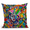 Mardi Gras Lady 615 3 Throw Pillow By Howie Green - All About Vibe