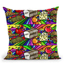 Pop Art Food Throw Pillow By Howie Green - All About Vibe