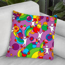 Pop Art Playground Throw Pillow By Howie Green - All About Vibe