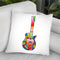 Guitar Eye Heart Throw Pillow By Howie Green - All About Vibe