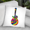 Guitar Feather Throw Pillow By Howie Green - All About Vibe