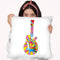 Pop Art Guitar Dove Throw Pillow By Howie Green - All About Vibe
