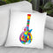 Guitar 712 Throw Pillow By Howie Green - All About Vibe
