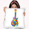 Guitar 712 Throw Pillow By Howie Green - All About Vibe