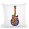 Guitar 02 Throw Pillow By Howie Green - All About Vibe