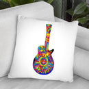 Guitar 02 Throw Pillow By Howie Green - All About Vibe