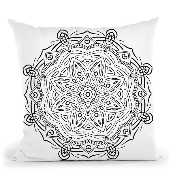 Mandalaaa Throw Pillow By Bob Weer - All About Vibe