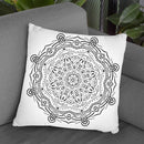 Mandalaaa Throw Pillow By Bob Weer - All About Vibe